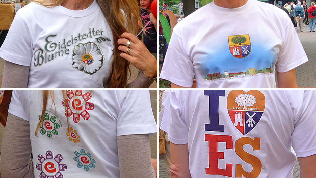 Wappen T-Shirts auf dem Eidelstedter Stadtteilfest 2012